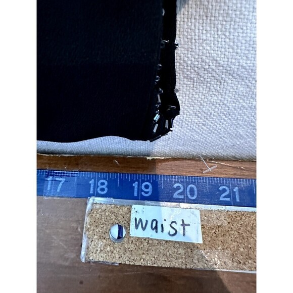 Talbots Petites Woman's Black Rhinestone Cropped Blazer Size 8 Event Holiday - Picture 9 of 16